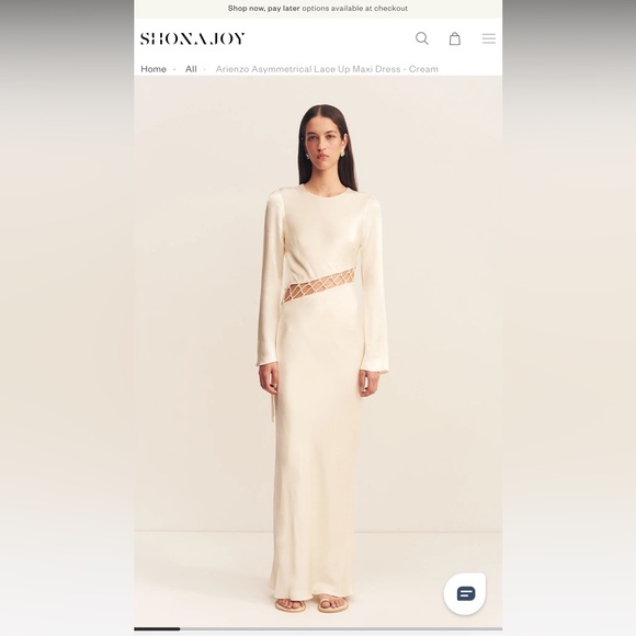 arienzo asymmetrical lace up maxi dress Defined in the Details Shop the Arienzo Asymmetrical Lace Up Maxi Dress as seen on @dearnaeaton at the link in bio. #ShonaJoy